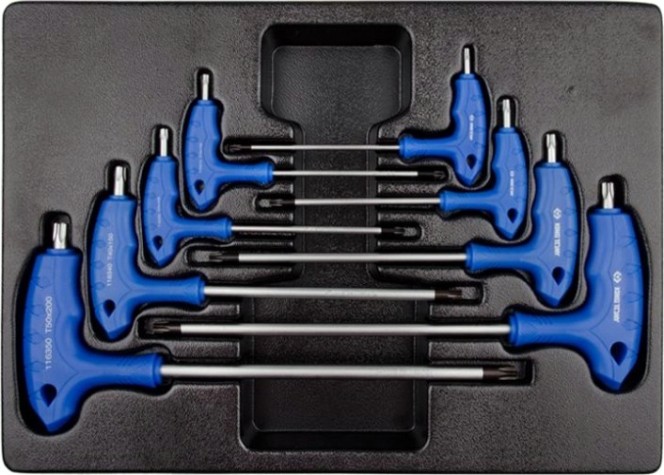 Набор ключей TORX L - образных KING TONY 8 предметов ложемент 9-22308PR [9-22308PR]