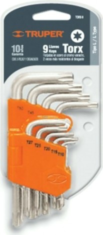 Набор ключей TORX TRUPER TORX-9 [15554]