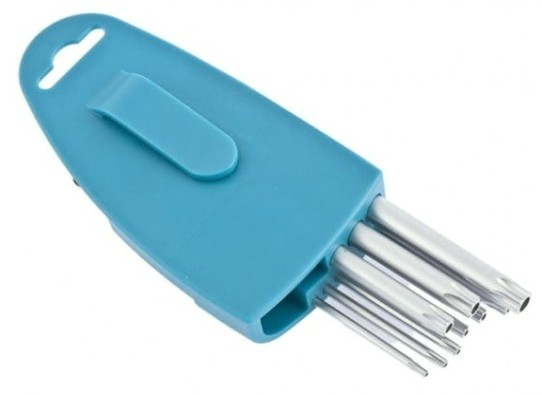 Набор ключей TORX-TT GROSS 16407 T10-T50, 9 предметов Набор ключей TORX-TT GROSS 16407 T10-T50, 9 предметов