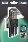 Набор ключей TORX WERA 967 PKL/9 SB TORX® 9 предметов WE-073598 [WE-073598]