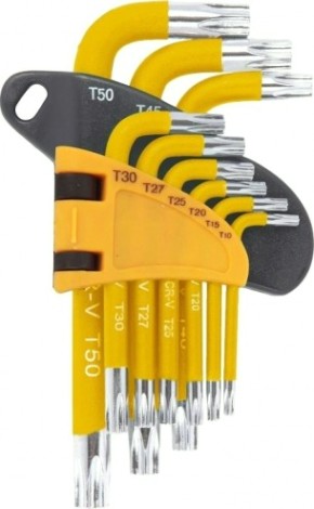 Набор ключей TORX WORKPRO WP222009 Т10-Т50 9шт. в держателе Набор ключей TORX WORKPRO WP222009 Т10-Т50 9шт. в держателе