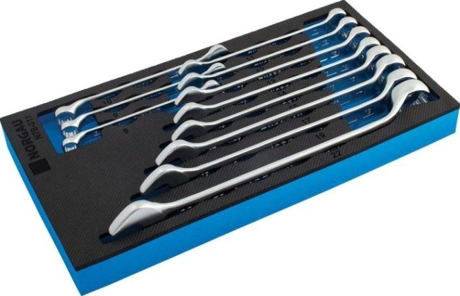 Набор комбинированных изогнутых ключей Norgau тип N7B-011 11 предметов [060223811]