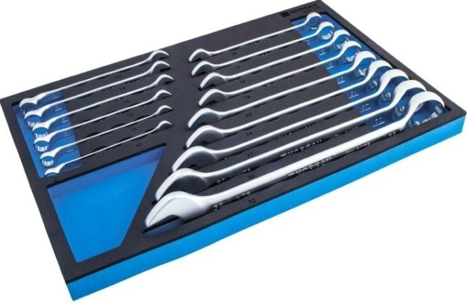 Набор комбинированных изогнутых ключей Norgau тип N7B-215 15 предметов [060223835]