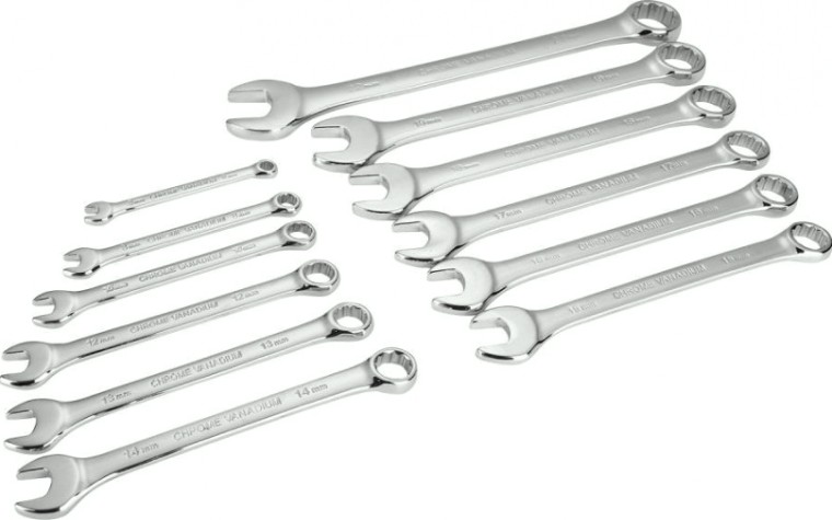 Набор комбинированных ключей DEKO DKHT12 (12 предметов) [065-0972]