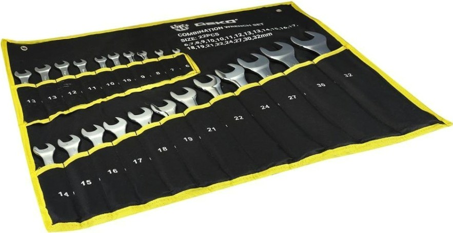 Набор комбинированных ключей DEKO dkht22 в сумке (22 предмета) [065-0992]