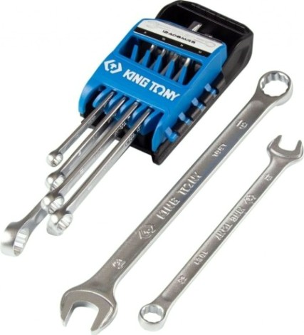 Набор комбинированных ключей KING TONY 12A08MRS 8 пред.