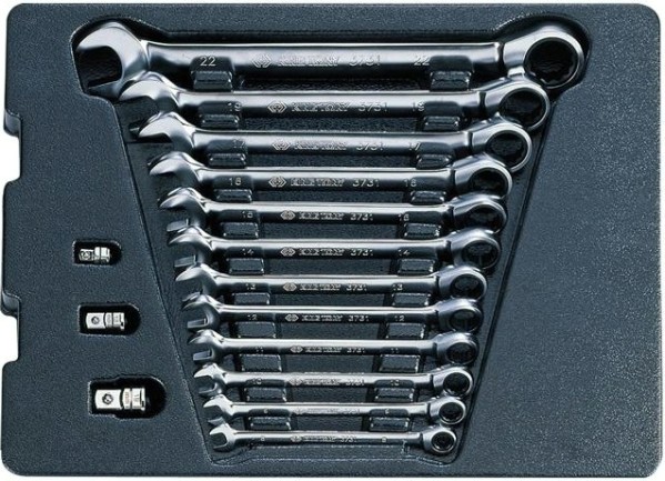 Набор комбинированных ключей KING TONY 15 предметов ложемент 9-10115MR [9-10115MR]