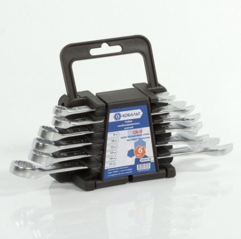 Набор комбинированных ключей Кобальт 020101-06 Набор комбинированных ключей Кобальт 020101-06