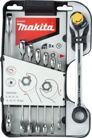 Набор комбинированных ключей MAKITA B-65523 8 шт.