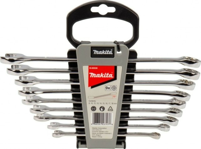 Набор комбинированных ключей MAKITA B-65539 9 шт.