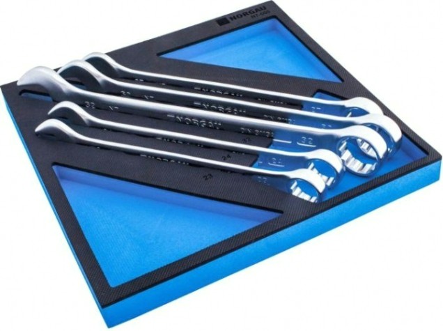 Набор комбинированных ключей Norgau тип N7-005 5 предметов [060207805]