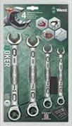 Набор комбинированных ключей с трещоткой WERA Joker 4 предмета WE-073290 [WE-073290]