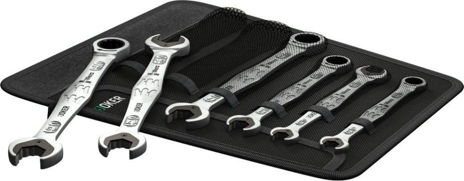 Набор комбинированных ключей с трещоткой WERA Joker 6 предметов WE-020022 [WE-020022]