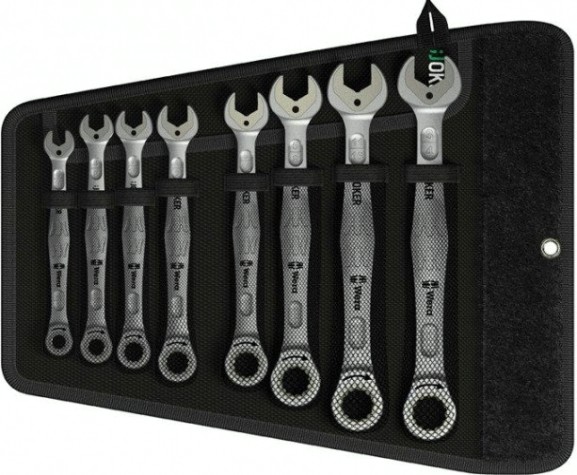 Набор комбинированных ключей с трещоткой WERA Joker Imperial 8 предметов WE-020012 [WE-020012]