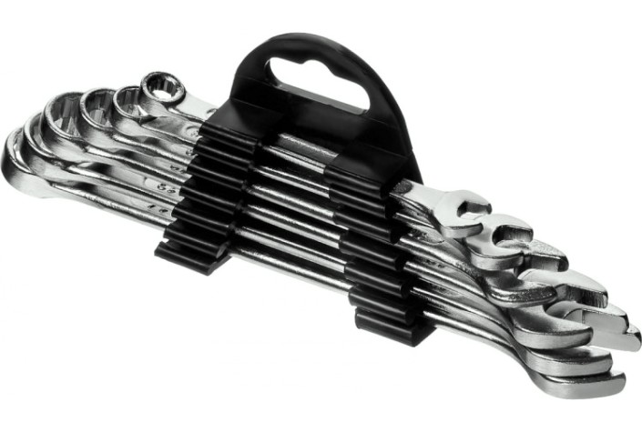 Набор комбинированных ключей Сибин 27089-H6_z01 6 шт, 6-14 мм Набор комбинированных ключей Сибин 27089-H6_z01 6 шт, 6-14 мм