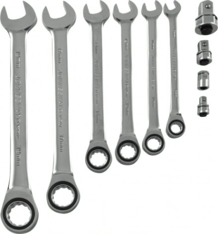 Набор комбинированных трещоточных ключей JONNESWAY W45110S 10 предметов [048879]