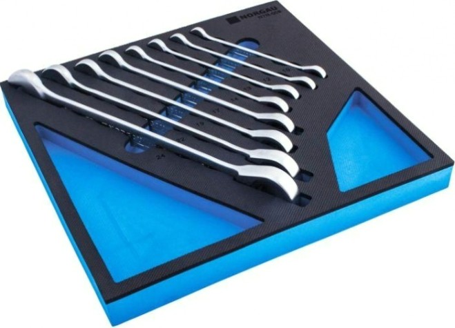 Набор комбинированных трещоточных ключей Norgau тип N7R-008 с 8 предметов [060240808]