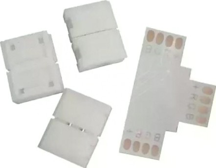 Набор коннекторов GAUSS BT430 basic для led-ленты т-образный rgb 12v 10mm ip20