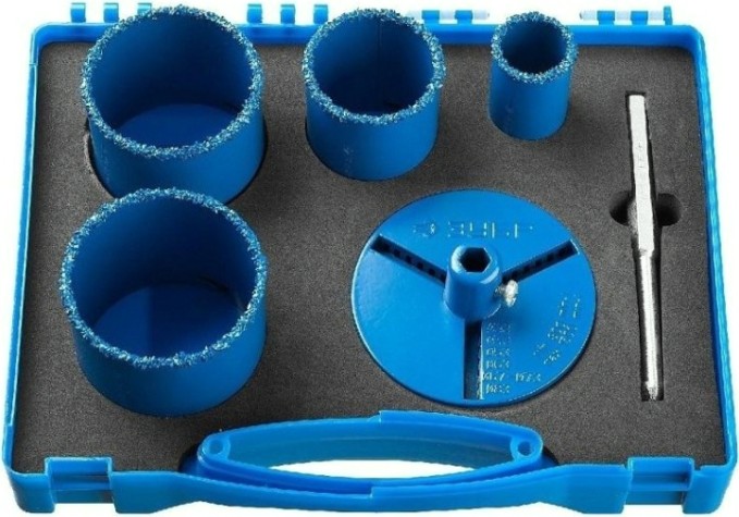 Набор коронок c карбид-вольфрамовым нанесением ЗУБР 6 предметов 33350-H6_z01 [33350-H6_z01]