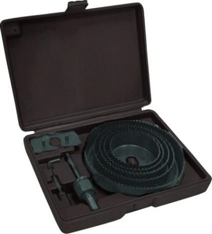 Набор коронок по дереву Biber 71312 64-127мм в кейсе (8шт) [тов-069428]