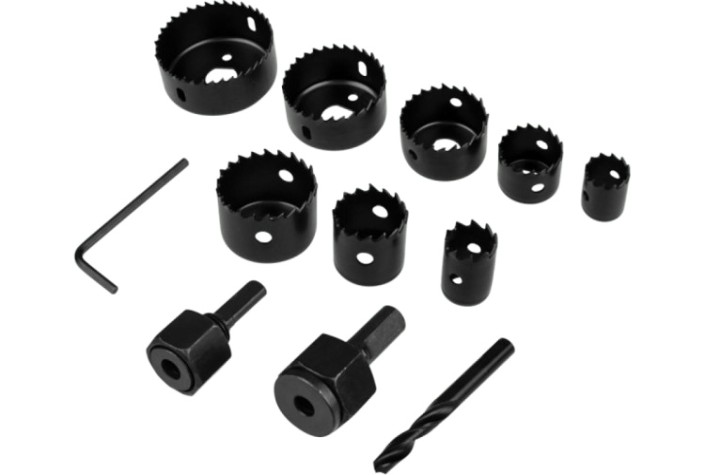 Набор коронок по дереву Kranz KR-92-0251 (19,22,28,32,38,44,54,64 мм)