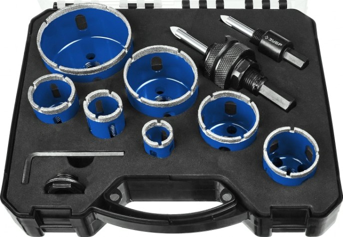 Набор коронок с алмазным напылением ЗУБР 29870-H7