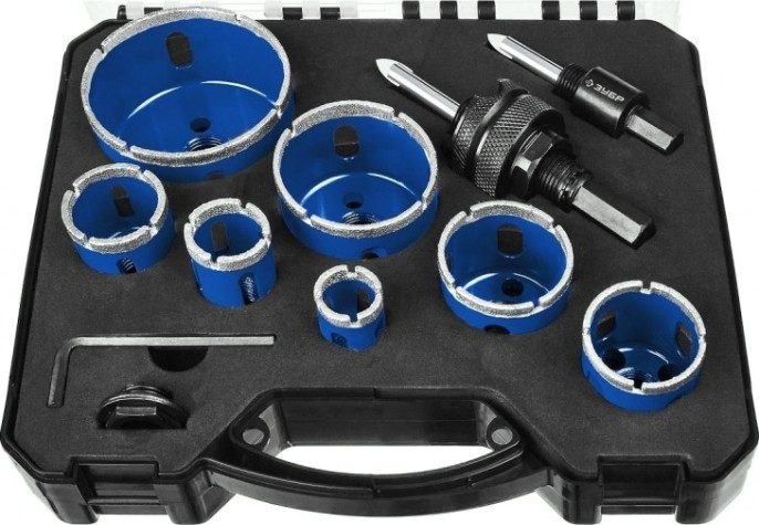 Набор коронок с алмазным напылением ЗУБР 29870-H7