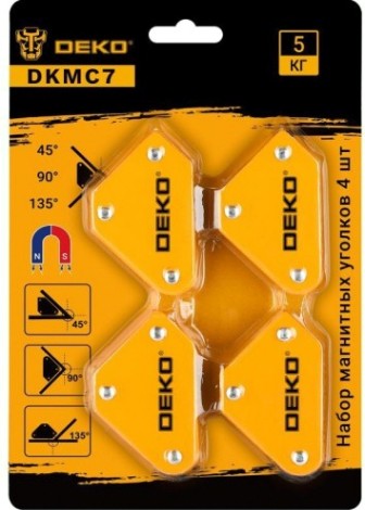 Набор магнитных уголков DEKO DKMC7 4 шт. [065-0646]