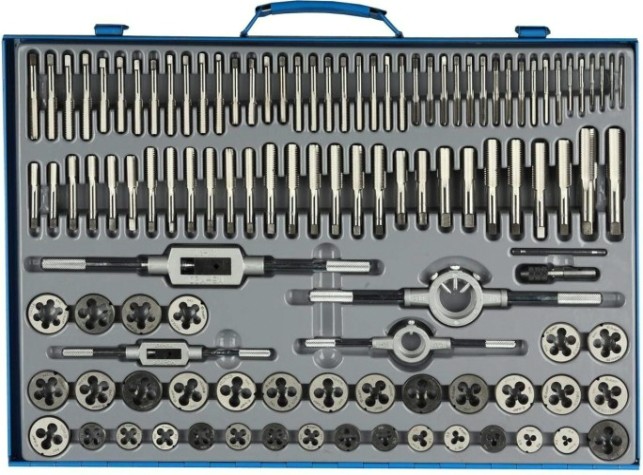 Набор метчиков и плашек ЗУБР "МАСТЕР" 110 предметов 28119-H110 [28119-H110_z01]