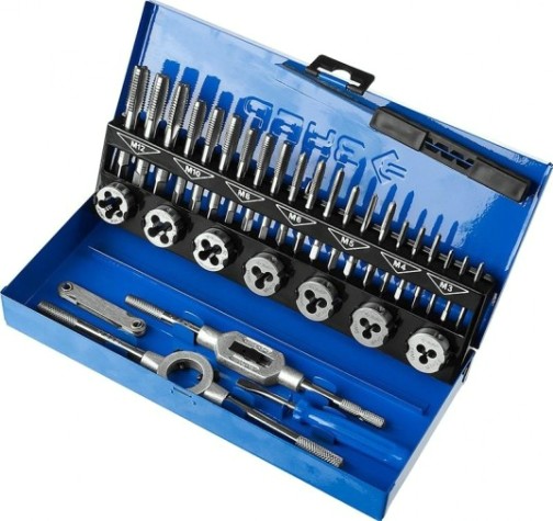 Набор метчиков и плашек ЗУБР "ПРОФЕССИОНАЛ" 32 предмета 28110-H32 [28110-H32]