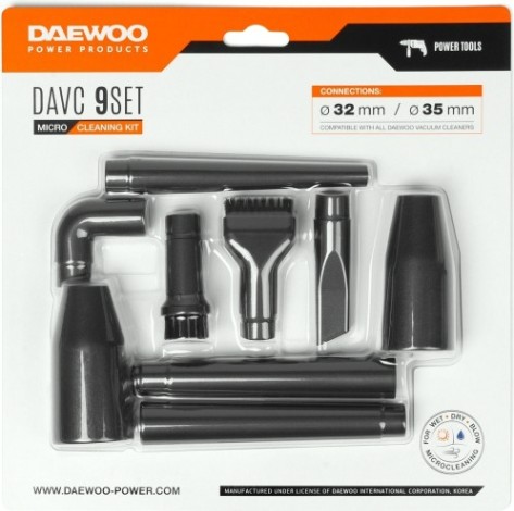 Набор микронасадок для пылесоса DAEWOO DAVC 9 SET