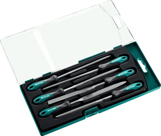 Набор надфилей KRAFTOOL 160 мм в коробке 6шт. [16030-6]