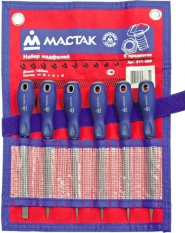 Набор надфилей МАСТАК 311-06P