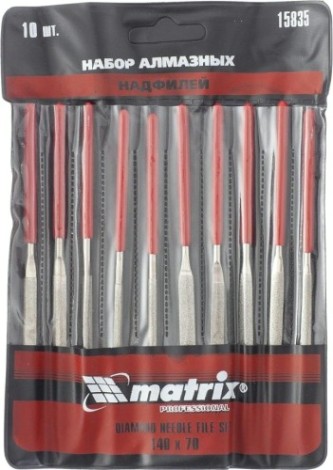 Набор надфилей MATRIX 10 предметов 15835 [15835]