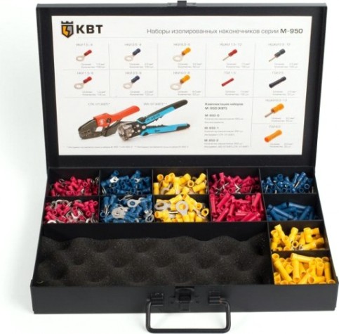 Набор наконечников КВТ М-950-0 изолир. [75487]