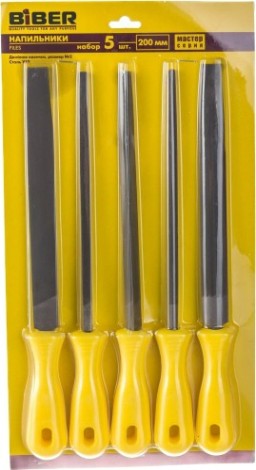 Набор напильников Biber Мастер 85306 5шт. 200мм [тов-141920]
