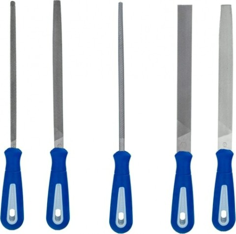 Набор напильников Кобальт 247-736 двухкомпонентная рукоятка, № 2, 150 мм (5 шт.) Набор напильников Кобальт 247-736 двухкомпонентная рукоятка, № 2, 150 мм (5 шт.)