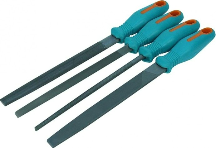 Набор напильников Sturm 1050-03-S4 4 шт. (плоский, круглый, квадратный, трехгранный)