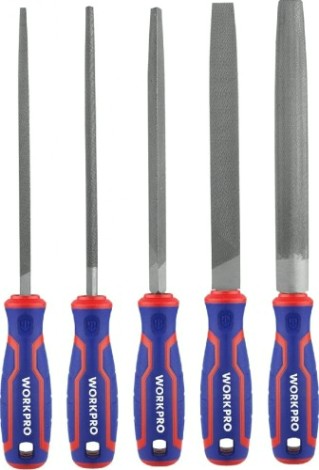 Набор напильников WORKPRO WP201701 200мм 5шт.