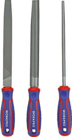 Набор напильников WORKPRO WP201702 200мм 3шт.