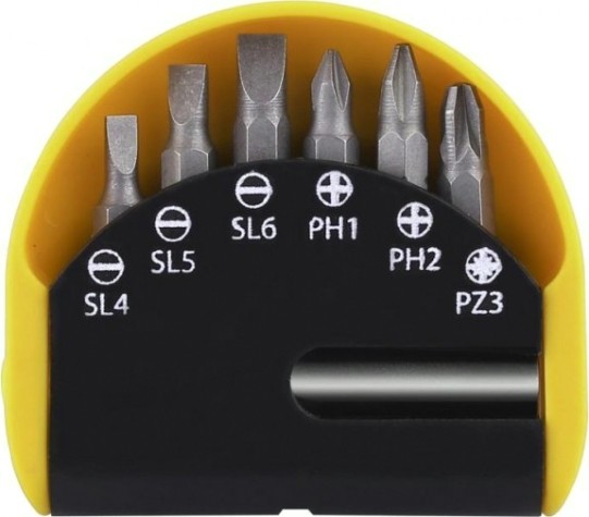 Набор насадок DEKO BS07 бит с удлинителем (7 шт.) [065-0693]