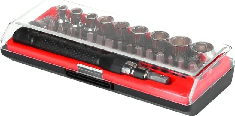 Набор насадок DEKO BS26 головок и бит с угловым удлинителем (26 предметов) [065-0513]