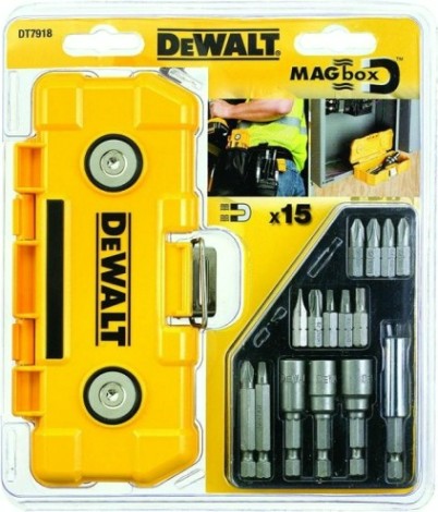 Набор насадок DeWALT MAGBOX 15шт Extreme DT 7918-QZ [DT7918-QZ]