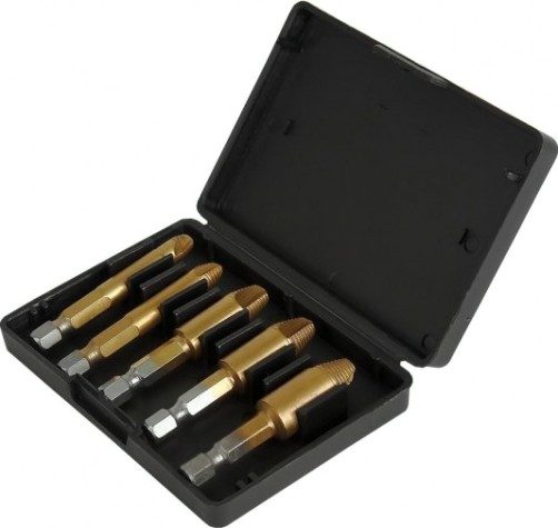 Набор насадок для извлечения саморезов ПРАКТИКА 5 шт. Профи [775-495]