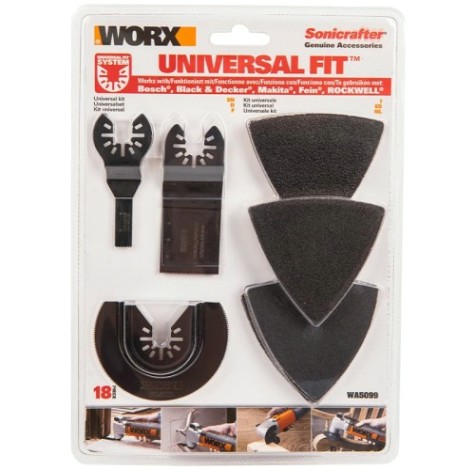 Набор насадок для МФИ Worx WA5099 (18 шт.) Набор насадок для МФИ Worx WA5099 (18 шт.)