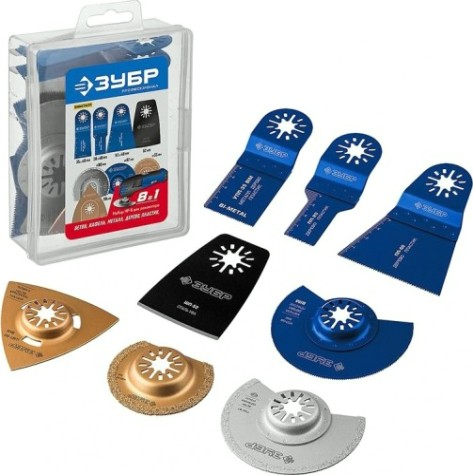 Набор насадок для МФИ ЗУБР 8 предметов НР-8 15575 [15575]