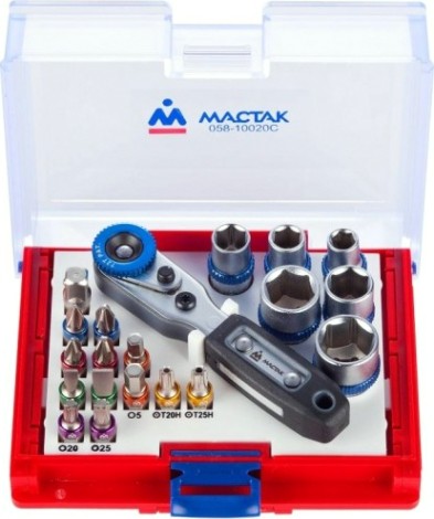 Набор насадок МАСТАК 20 предметов 058-10020C [058-10020C]