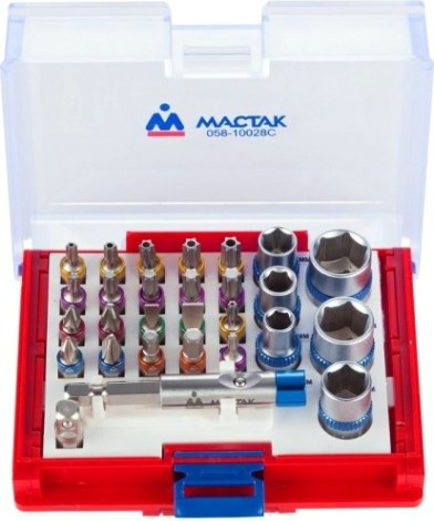 Набор насадок МАСТАК 28 предметов 058-10028C [058-10028C]