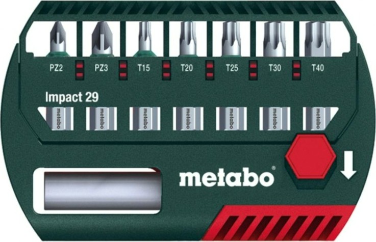 Набор насадок METABO Impact 8 шт. ударные [628849000]