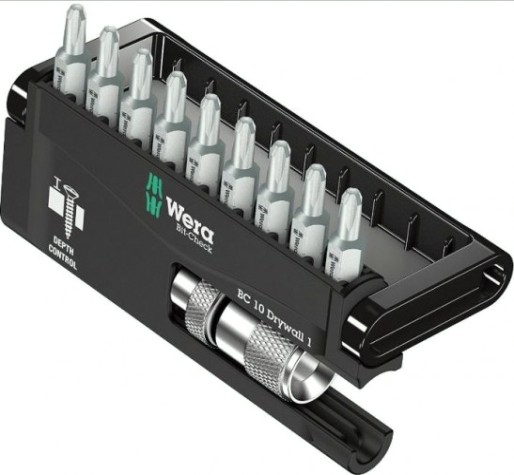 Набор насадок WERA Bit-Check 10 Drywall 1 WE-136011 [WE-136011]
